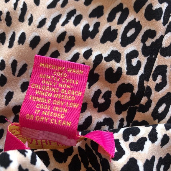 Catherine Malandrino Leopard Animal Print Dress Stretch Pullover Sheath - Picture 4 of 11